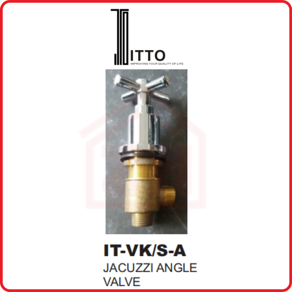 ITTO Jacuzzi Angle Valve IT-VK/S-A ITTO SPARE PART BATHROOM ACCESSORIES BATHROOM Johor Bahru (JB), Kulai, Malaysia Supplier, Suppliers, Supply, Supplies | Zhin Heng Hardware & Trading Sdn Bhd