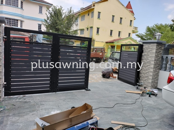 FOLDING GATE @JALAN PUTRI JAYA 9, TAMAN PUTRI JAYA, BATU 9, KUALA LUMPUR  Gate Selangor, Malaysia, Kuala Lumpur (KL), Cheras Contractor, Service | Plus Awning & Iron Sdn Bhd