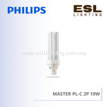 PHILIPS FLUORESCENT LAMP MASTER PL-C 2P 10W 927903882701 927903884002 927903886502