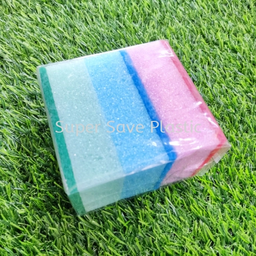 1304 3PCS SCOUR SPONGE