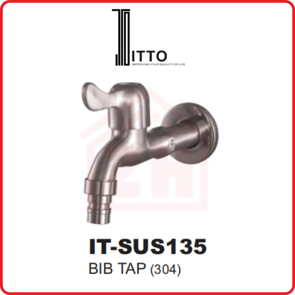 ITTO Bib Tap IT-SUS135 ITTO BIB TAP BATHROOM FAUCET BATHROOM Johor Bahru (JB), Kulai, Malaysia Supplier, Suppliers, Supply, Supplies | Zhin Heng Hardware & Trading Sdn Bhd