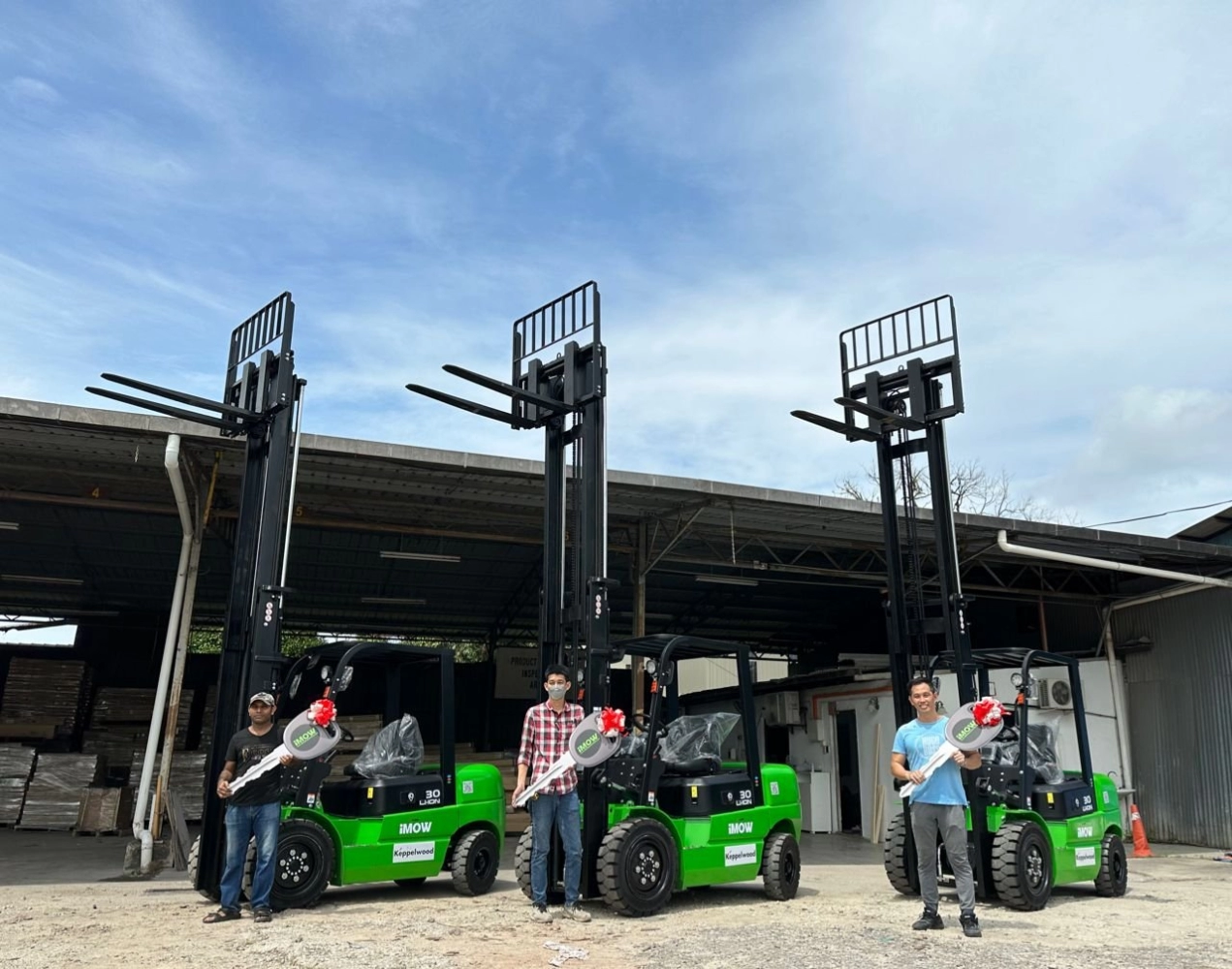 Lithium Forklift By Allied Forklift is benefitting WOOD Industry in Muar