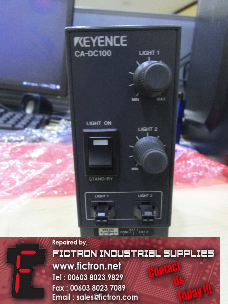 CA-DC100 CADC100 KEYENCE Light and Light Controller Supply Repair Malaysia Singapore Indonesia USA Thailand