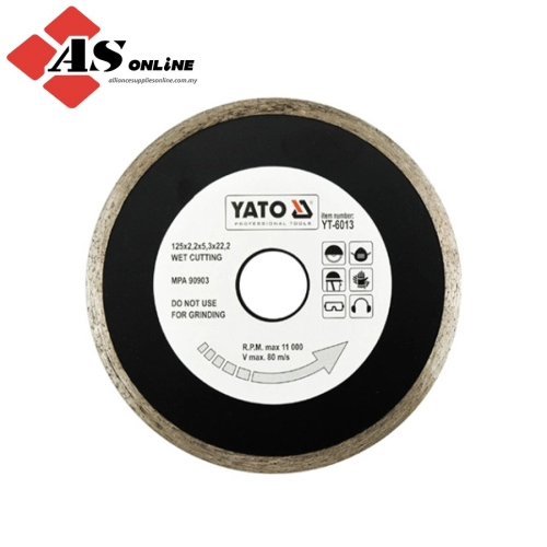 YATO Diamond Blade 125mm / Model: YT-6013