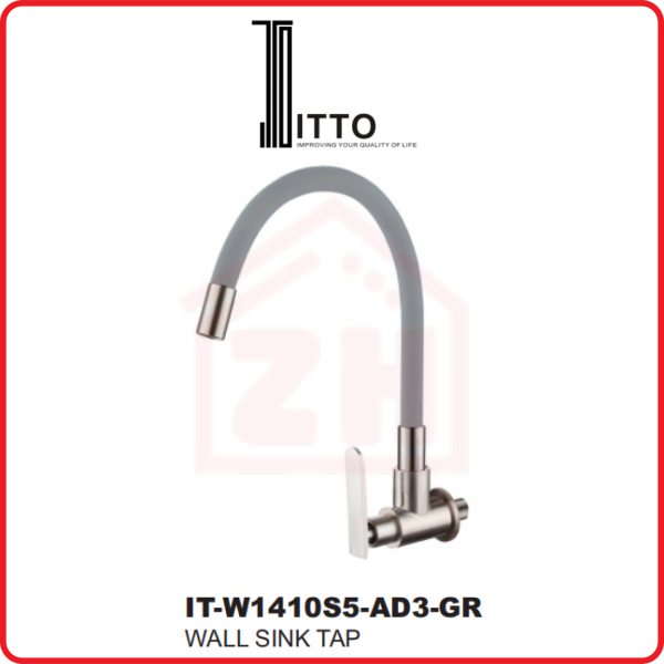 ITTO Wall Sink Tap IT-W1410S5-AD3-GR ITTO WALL MOUNTED KITCHEN FAUCET KITCHEN APPLIANCES Johor Bahru (JB), Kulai, Malaysia Supplier, Suppliers, Supply, Supplies | Zhin Heng Hardware & Trading Sdn Bhd