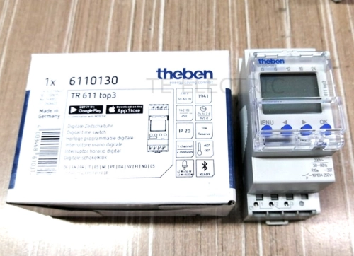 THEBEN TR311 TOP 3 240V DIGITAL TIMER WEEKLY PROGRAMMABLE DINRAIL TYPE