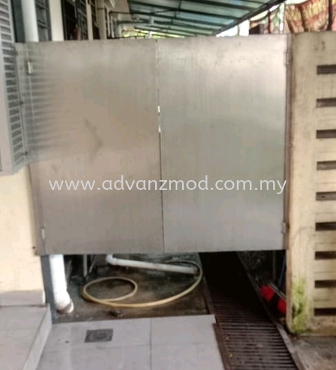 Outdoor Stainless Steel Plate Door  Stainless Steel Grille  Selangor, Malaysia, Kuala Lumpur (KL), Puchong Supplier, Supply, Supplies, Retailer | Advanz Mod Trading