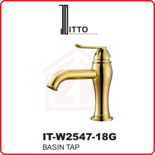 ITTO Basin Tap IT-W2547-18G ITTO BASIN TAP BATHROOM FAUCET BATHROOM Johor Bahru (JB), Kulai, Malaysia Supplier, Suppliers, Supply, Supplies | Zhin Heng Hardware & Trading Sdn Bhd