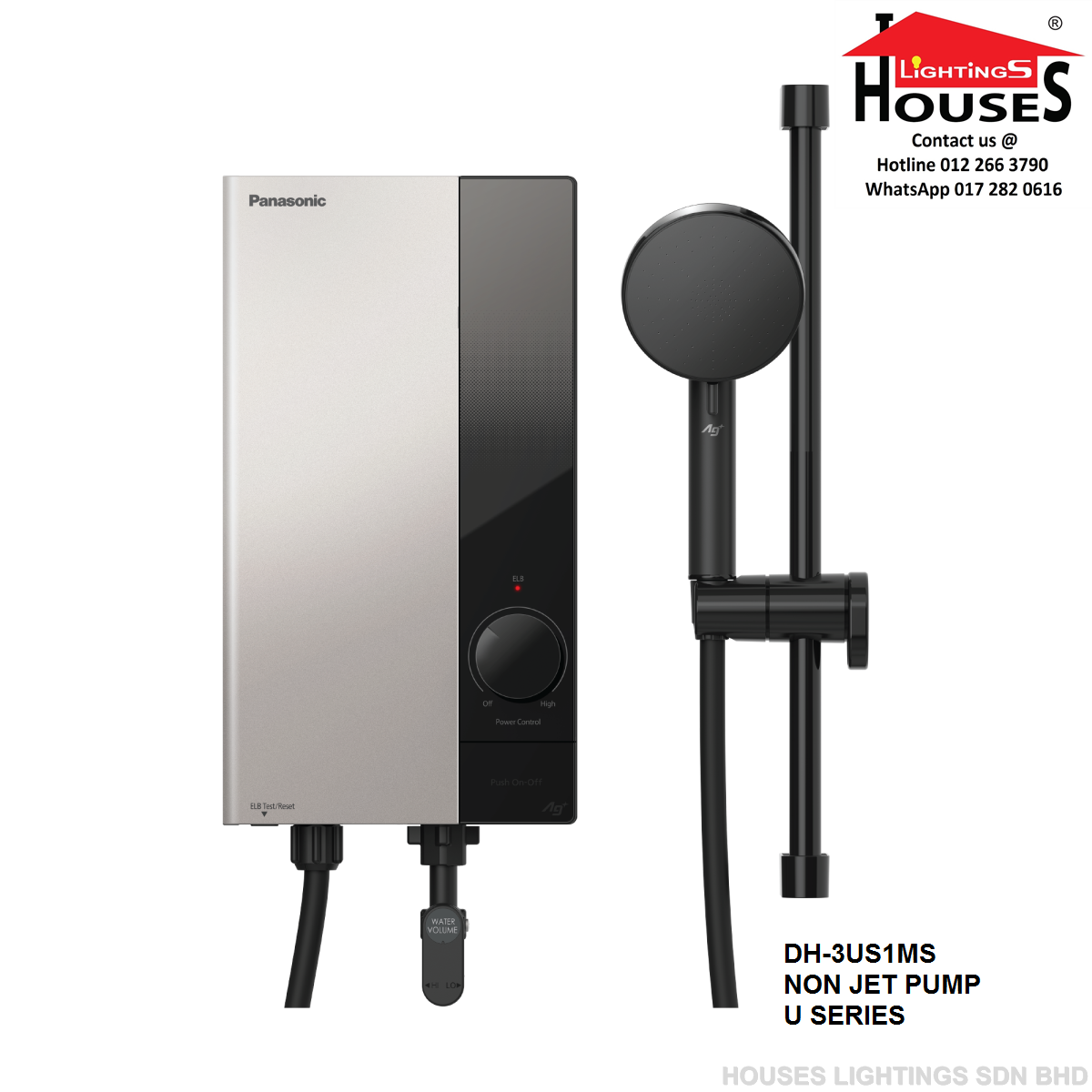 DH-3US1MS NON JET PUMP U SERIES WATER HEATER Panasonic Water Heater  Selangor, Malaysia, Kuala Lumpur (