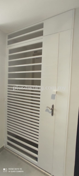 SWING DOOR GRILL @PAISLEY SERVICED RESIDENCE, JALAN MP 1, TROPICANA METROPARK, SUBANG JAYA, SELANGOR Grill Door Selangor, Malaysia, Kuala Lumpur (KL), Cheras Contractor, Service | Plus Awning & Iron Sdn Bhd