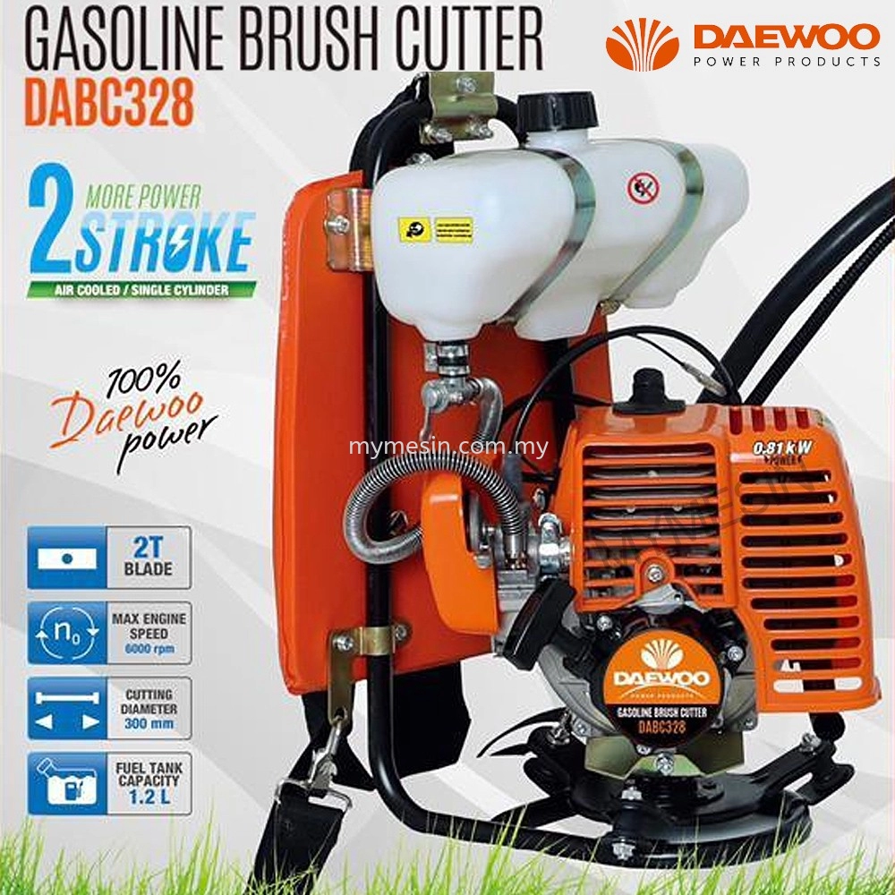 Daewoo DABG328 Backpack Brush Cutter 2 Stroke Engine [Code: 10193]