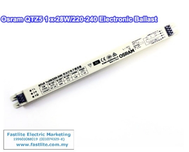 Osram QTZ5 1x28W/220-240 Electronic Ballast