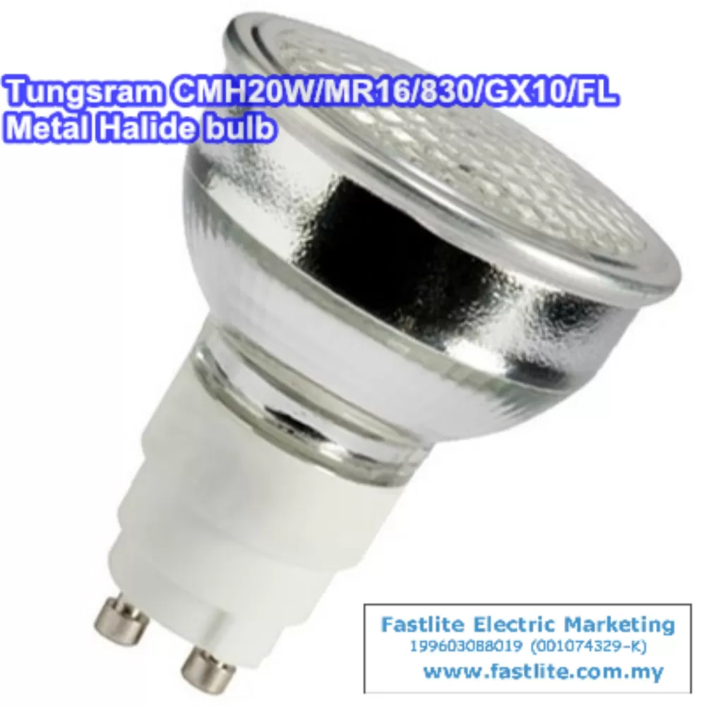 Tungsram CMH20/MR16/UVC/830/GX10/FL Metal Halide bulb