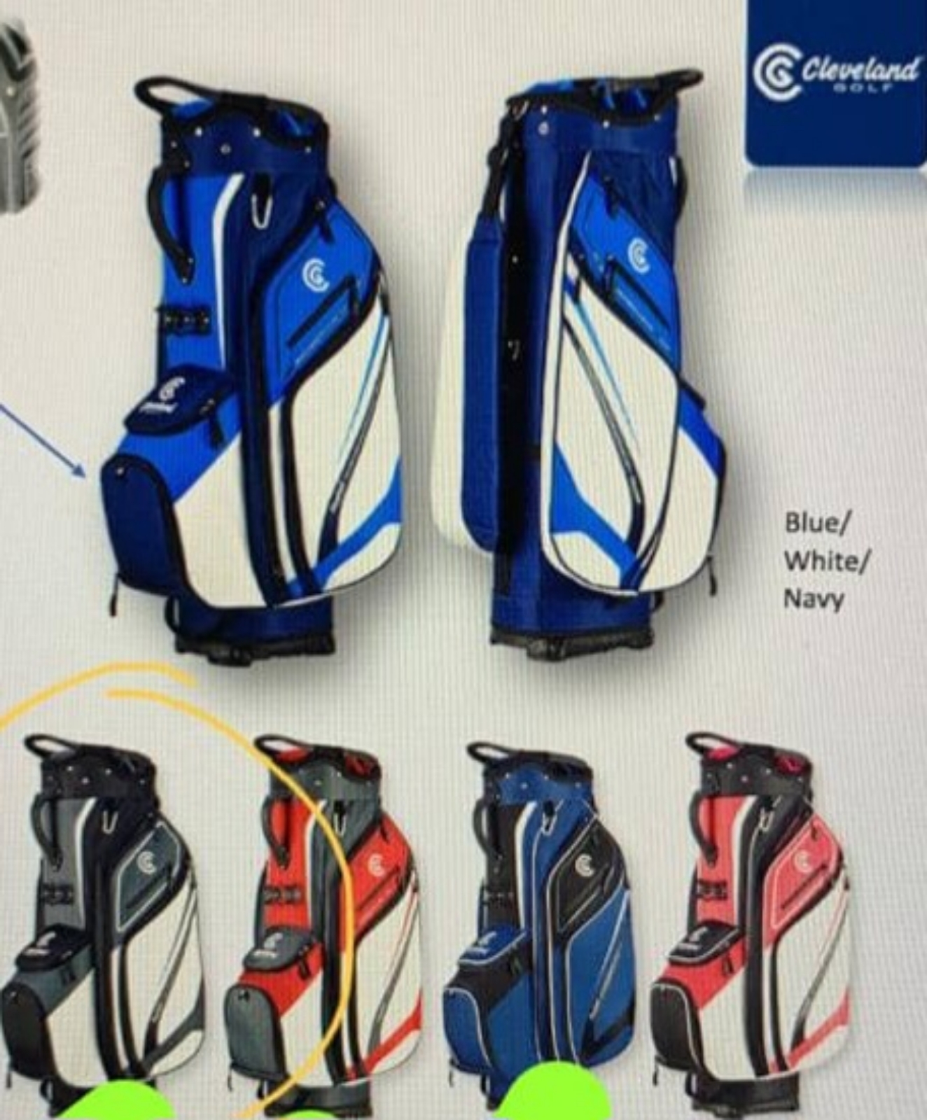 Cleveland 2022/2023 Super Light 14 Way Divider Cart Bag