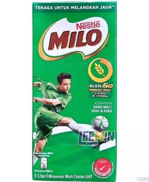Milo Air Paket 1Lt 缇��插��瑁�姘�   Active-Go Chocolate Drink  [15365]