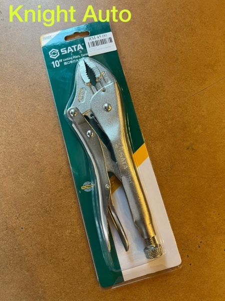 SATA 71103 Curved Jaw Locking Pliers 10" ID33809 Sata Hand Tools (Branded) Selangor, Malaysia, Kuala Lumpur (KL), Seri Kembangan, Setapak, Kajang Supplier, Suppliers, Supply, Supplies | Knight Auto Sdn Bhd