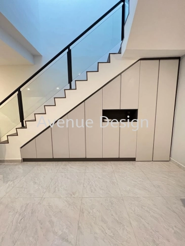 Staircase Partition Works at Laman Glenmarie