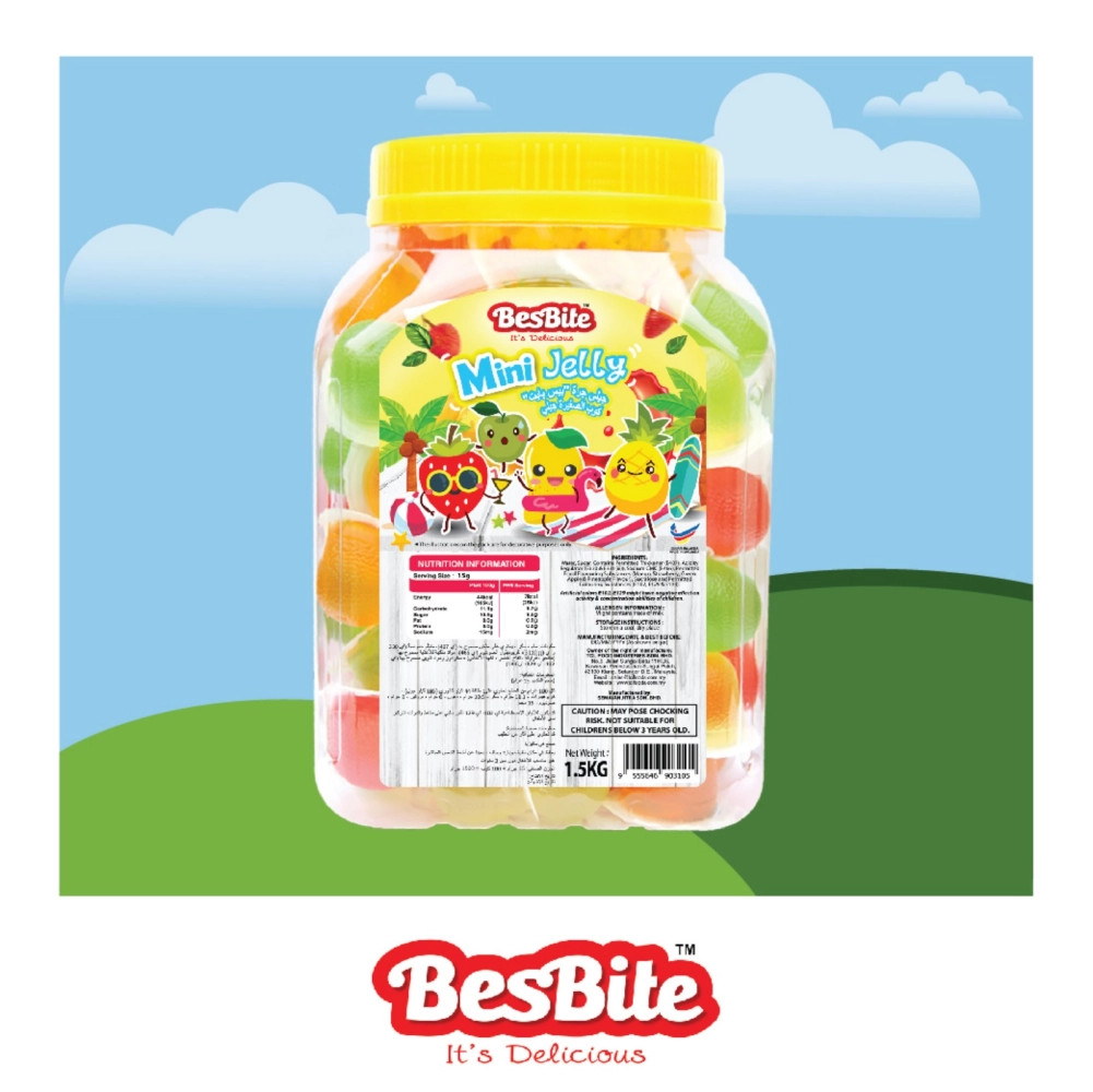 BesBite Mini Jelly 1500g (Jar)