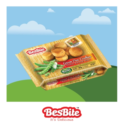 BesBite Green Pea Cookies 100g