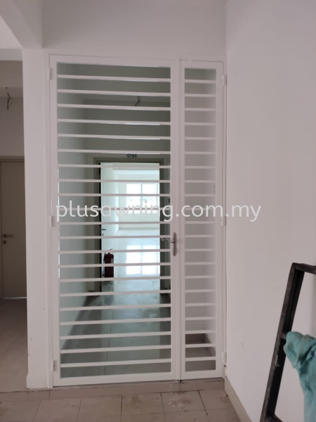 SWING DOOR GRILL @SUNGAI LONG RESIDENCE, JALAN SUNGAI LONG, BANDAR SUNGAI LONG, KAJANG, SELANGOR Grill Door Selangor, Malaysia, Kuala Lumpur (KL), Cheras Contractor, Service | Plus Awning & Iron Sdn Bhd