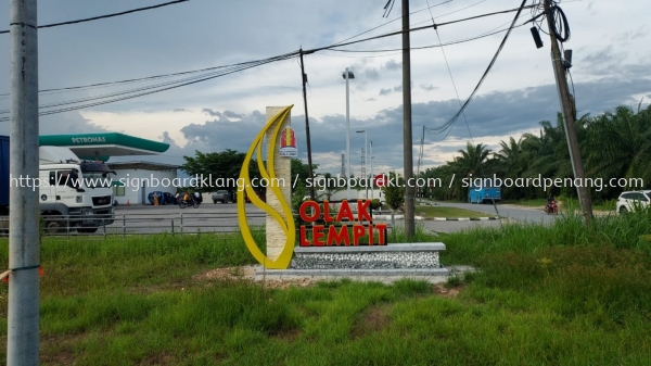 selamat datang road side 3d eg box up lettering logo signage at olak lempit 3D EG BOX UP SIGNBOARD Klang, Malaysia Supplier, Supply, Manufacturer | Great Sign Advertising (M) Sdn Bhd