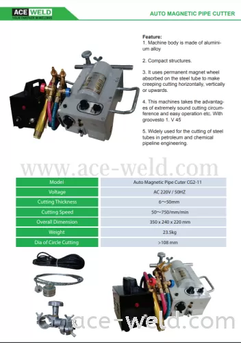 Auto Magnetic Pipe Cutter