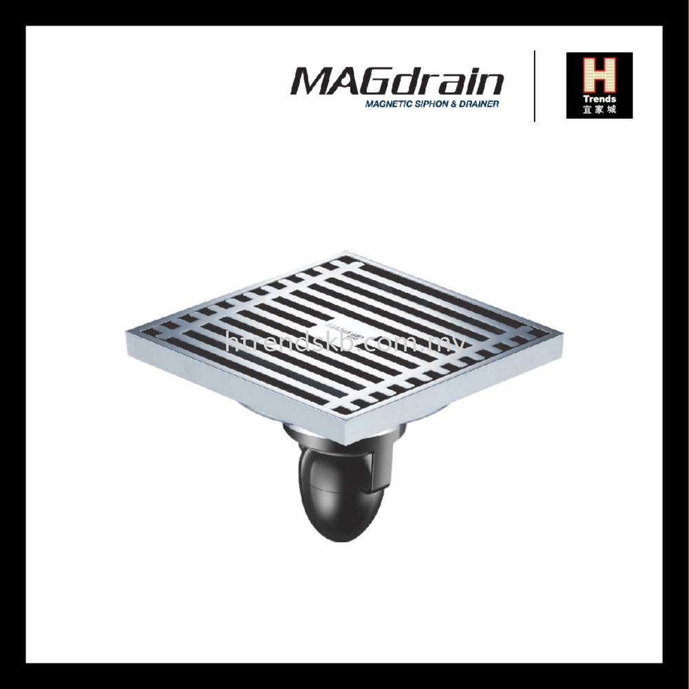 Magdrain SIGNATURE - CHROME (100x100mm)