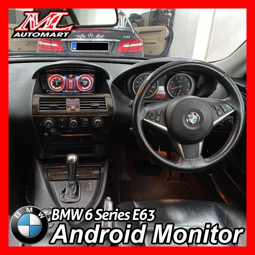 BMW 6 Series E63 Android Monitor