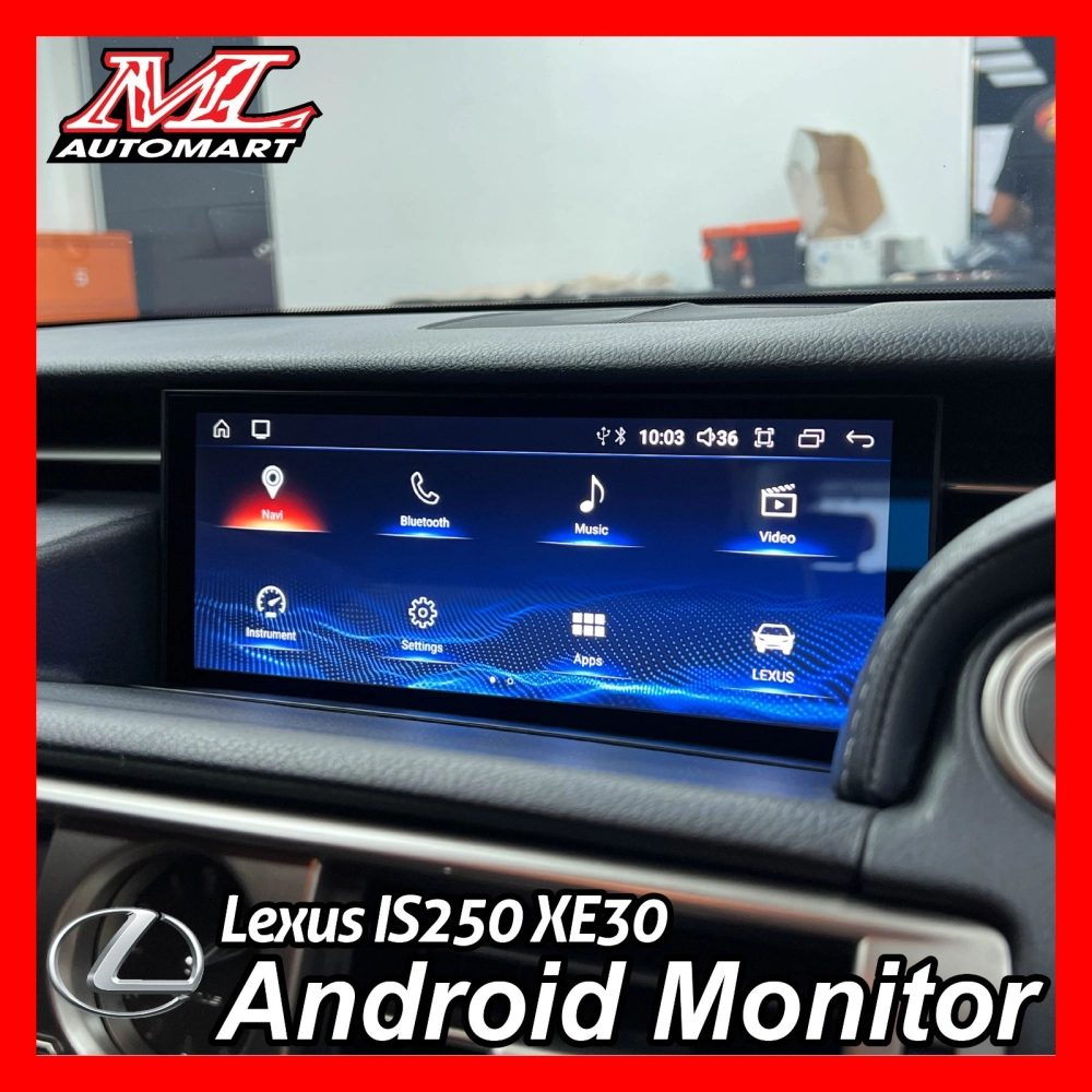 Lexus IS250 XE30 Android Monitor