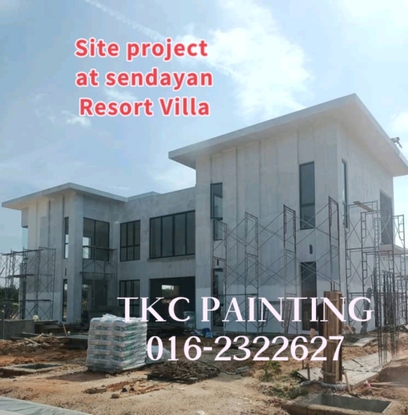 Site paintng project at Resort Villa(sendayan). Site paintng project at Resort Villa(sendayan). Painting Service  Negeri Sembilan, Port Dickson, Malaysia Service | TKC Painting Seremban Negeri Sembilan