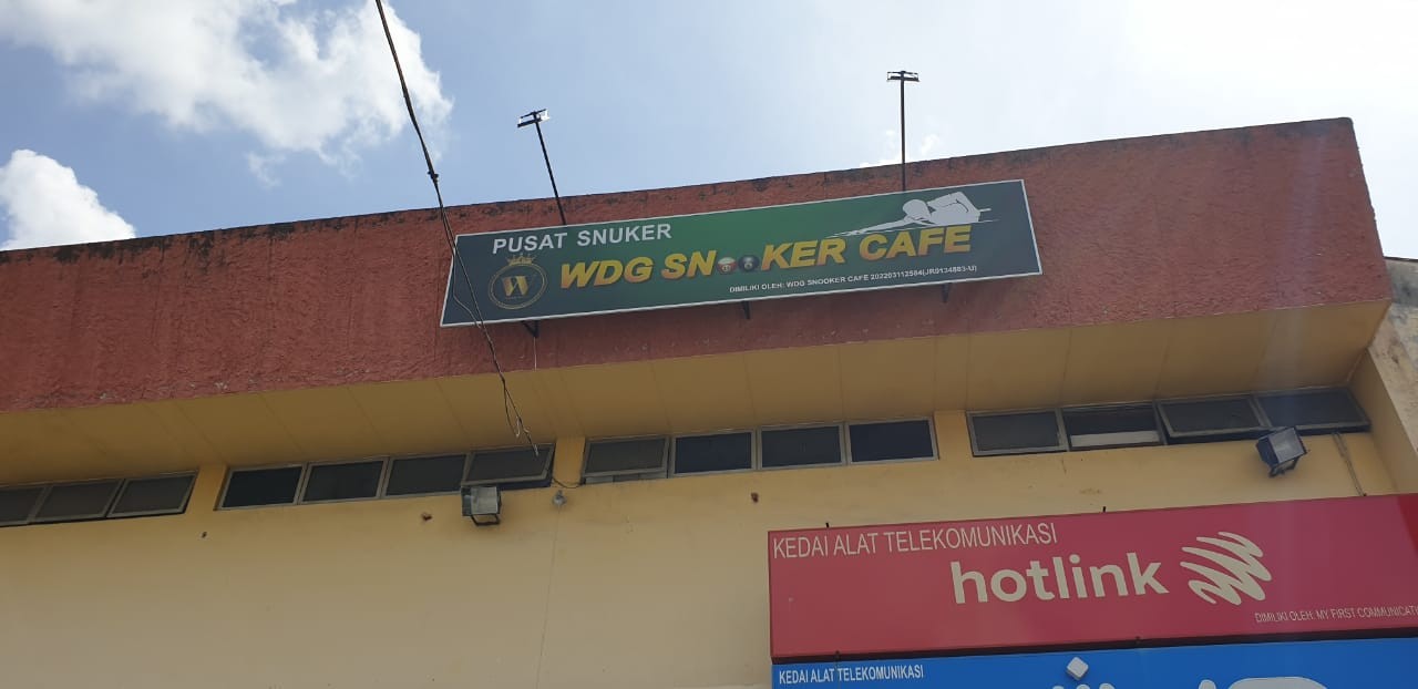 WDG SNOOKER CAFE Normal Signboard