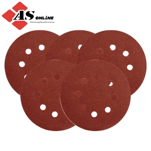 YATO Velcro Sanding Discs With Holes 125mm, P40, 5 Pcs / Model: YT-83451