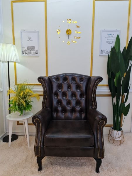 WC4638 Extra Large Wing Chair Wing Chair Shah Alam, Selangor, Kuala Lumpur (KL), Malaysia Modern Sofa Design, Chesterfield Series Sofa, Best Value of Chaise Lounge | SYT Furniture Trading