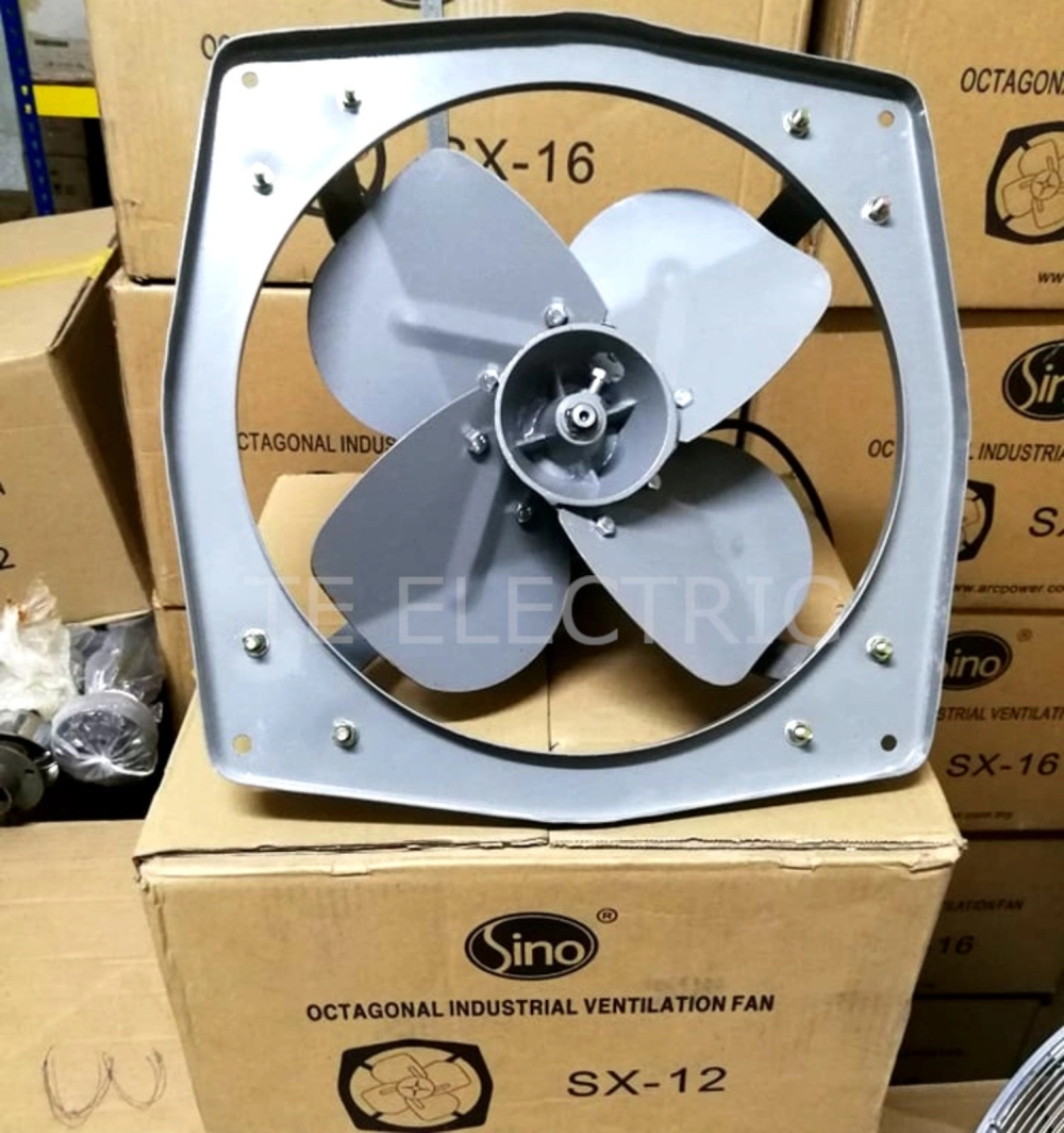 SINO 12" / 16" / 18" HEAVY DUTY INDUSTRIAL METAL WALL EXHAUST FAN