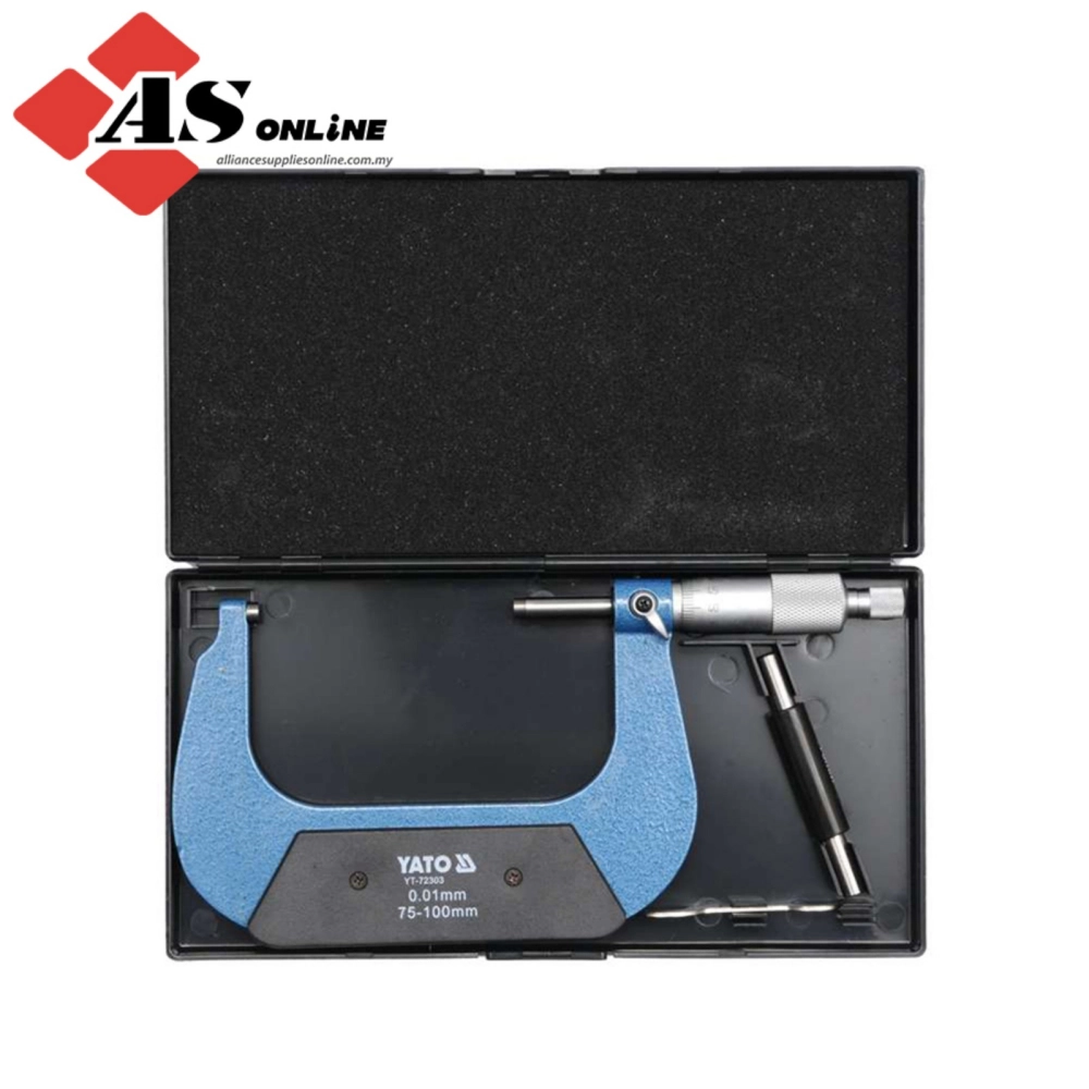 YATO Outside Micrometer 75-100mm / Model: YT-72303