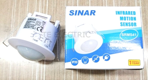 SINAR SRMS41 INFRARED MOTION SENSOR 360 DEGREES RECESSED TYPE