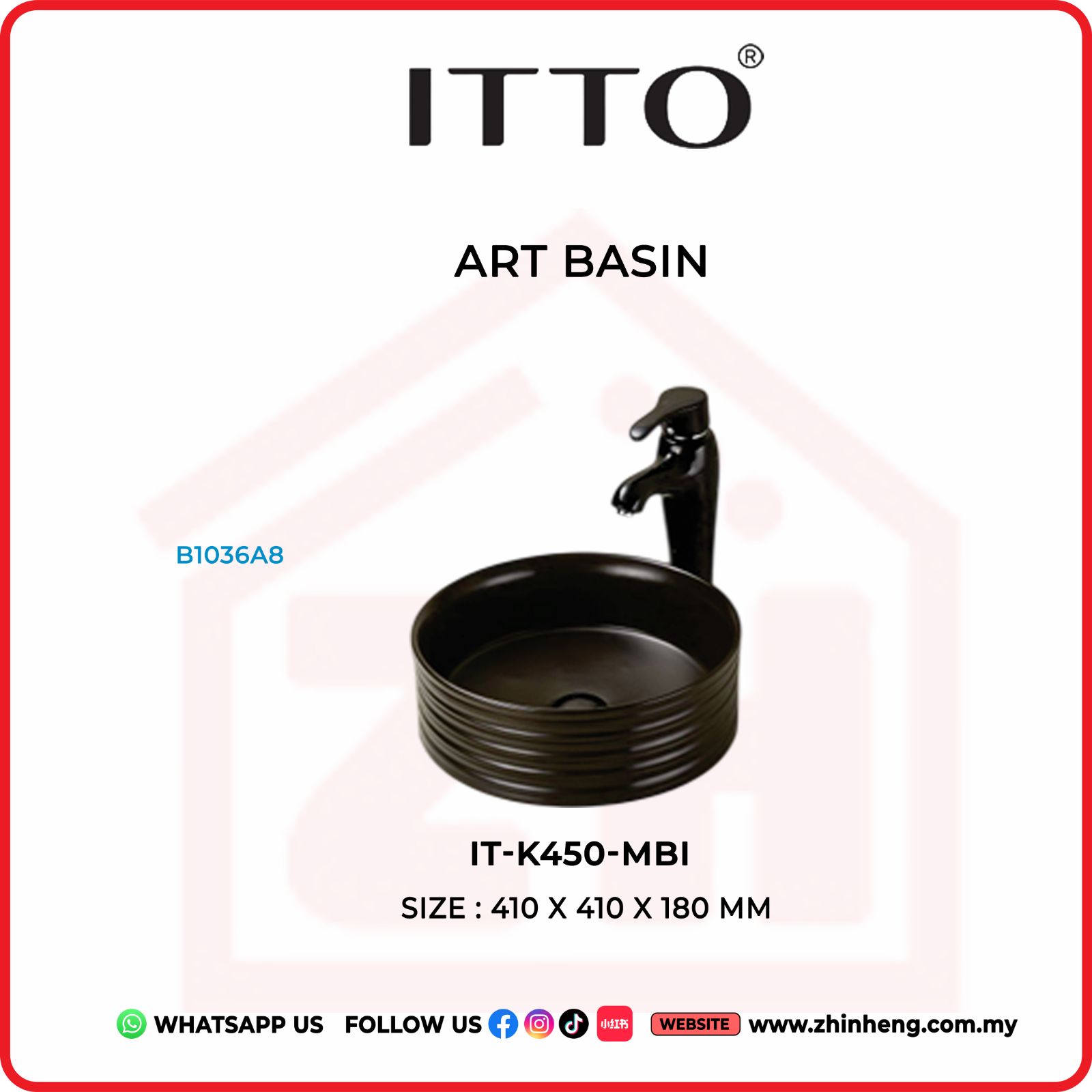 ITO ART BASIN  IT-K450-MBI