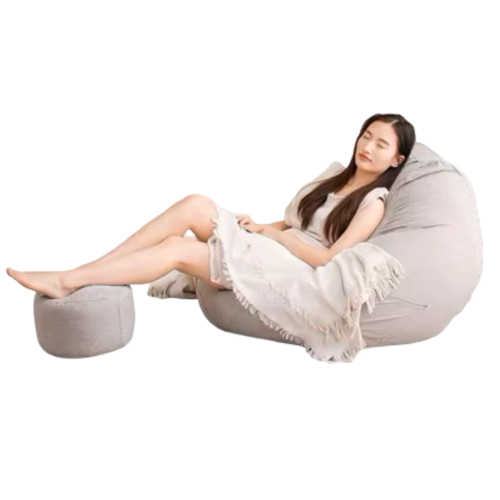 YUGANA HOME Teardrop Bean Bag Sofa Chair Full Set Ready to Use Adult Size w beads Filling豆袋懶人沙發BeanBegKerusi L size2.3kg