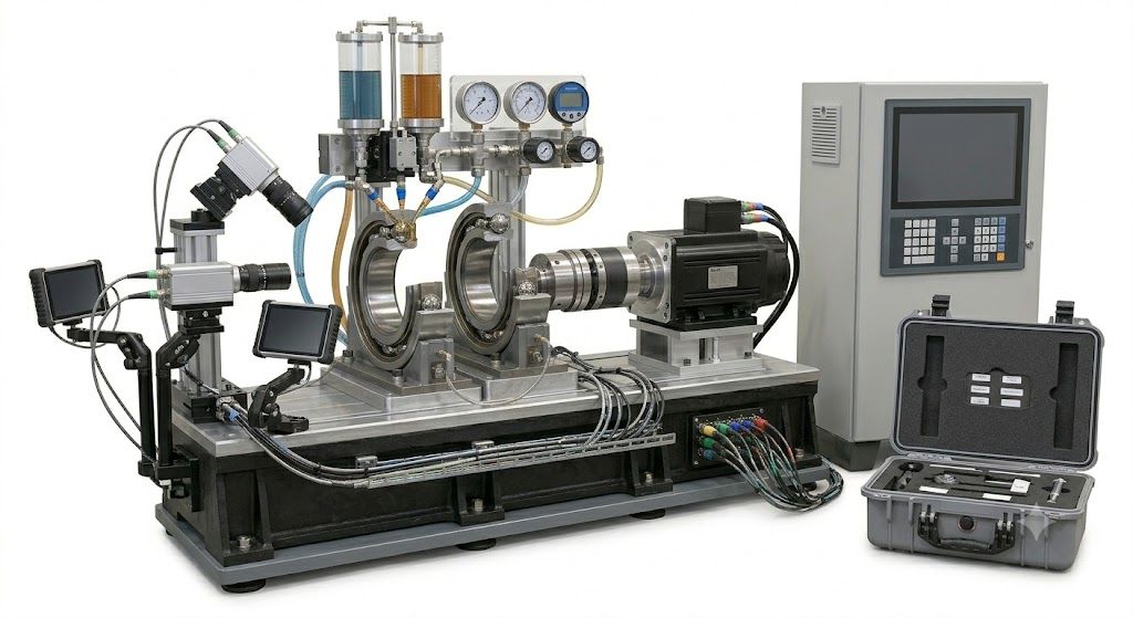 Electric Bearing Lubrication Efficiency Testing