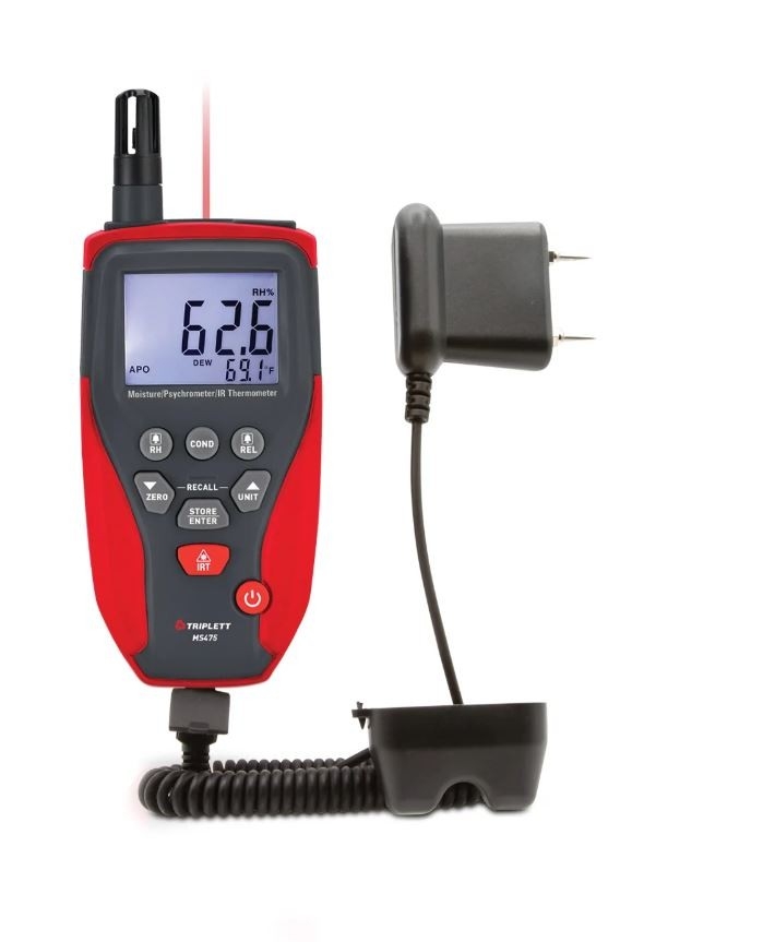 MOISTURE/PSYCHROMETER/IR THERMOMETER (MS475)