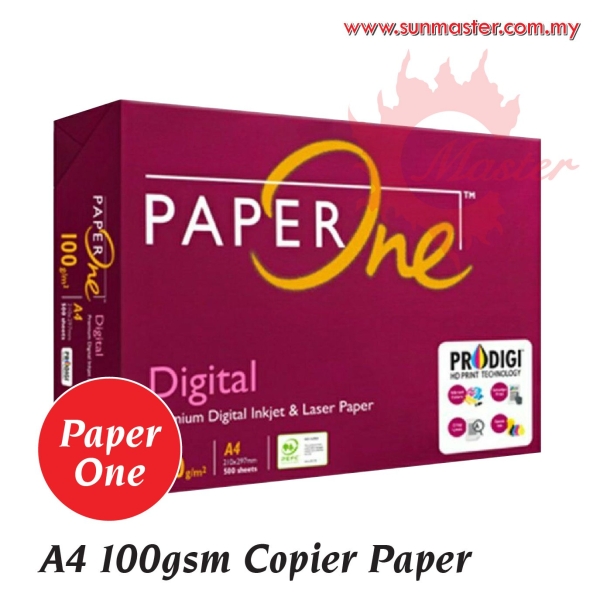 A4 100gsm PaperOne (500s) A4 Size Copier Paper ӡֽ (70gsm-100gsm) Petaling Jaya (PJ), Selangor, Kuala Lumpur (KL), Malaysia. Supplier, Supply, Supplies, Service | Sun Master Fancy Paper Sdn Bhd