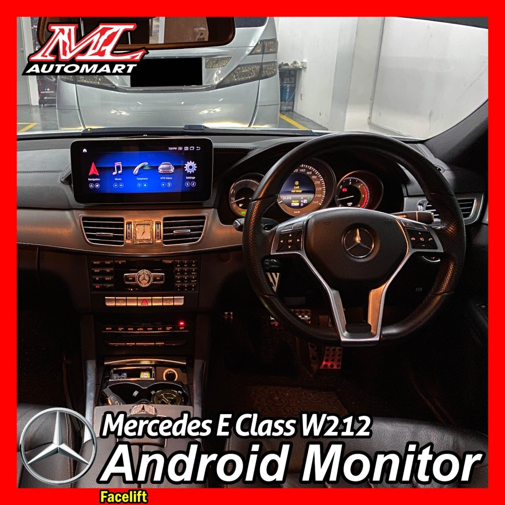 Mercedes Benz E Class W212 Facelift Android Monitor