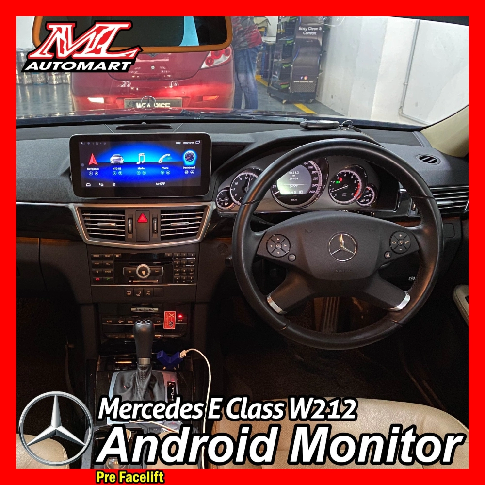 Mercedes Benz E Class W212 Pre Facelift Android Monitor Android