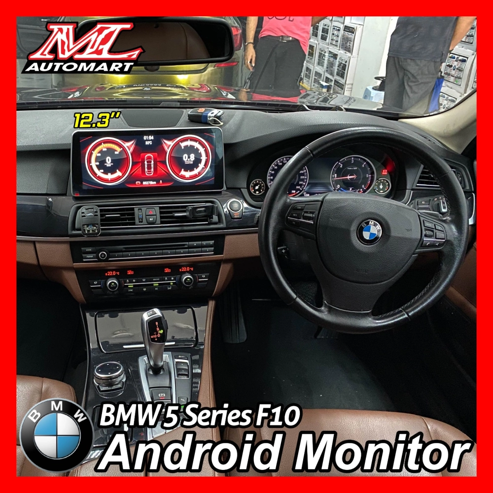 BMW 5 Series F10 Android Monitor (12.3")