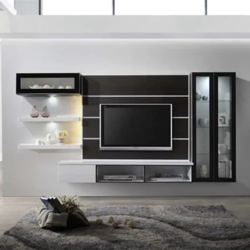 Hanging Wall Mounted Modern TV Cabinet Set