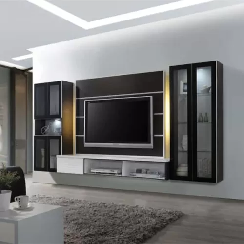 Hanging Wall Mounted Modern TV Cabinet Set