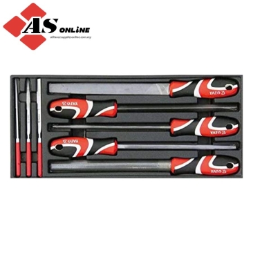 YATO 8 Pcs 391x180mm CrV File Set / Model: YT-55440