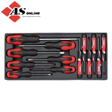 YATO 13 Pcs 391x180mm Screwdriver Set / Model: YT-55448