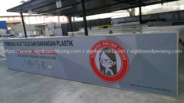 alimama online store lightbox signage signboard at klang selangor  Kotak Lampu Selangor, Malaysia, Kuala Lumpur (KL) Pembuat, Pebekal, Pemasangan | Great Sign Advertising (M) Sdn Bhd