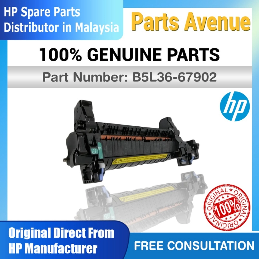 B5L36A HP Maintenance Fuser Kit For Color LaserJet M552dn M553 M554dn M555  M577 M578 E55040 E57540 Series Malaysia Distributor, Supplier | Parts  Avenue Sdn Bhd